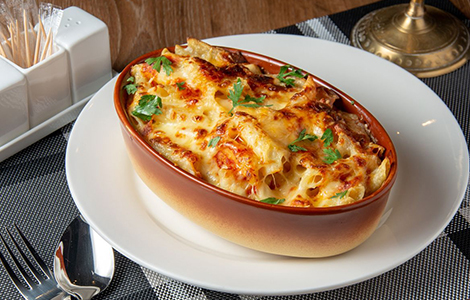 Pasta with Cheese and Chicken